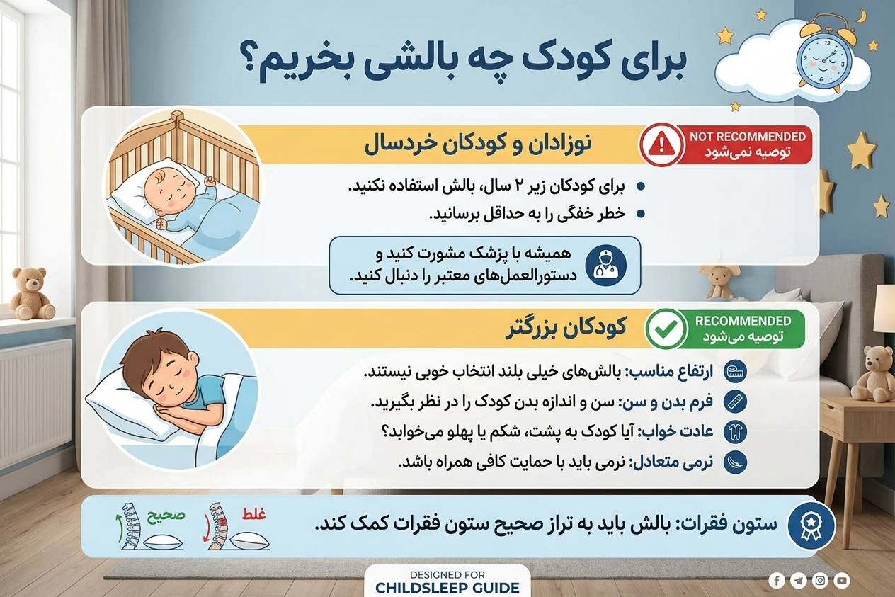 برای کودک چه بالشی بخریم؟