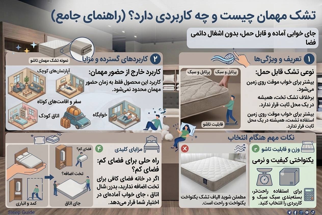 تشک مهمان چیست و چه کاربردی دارد؟